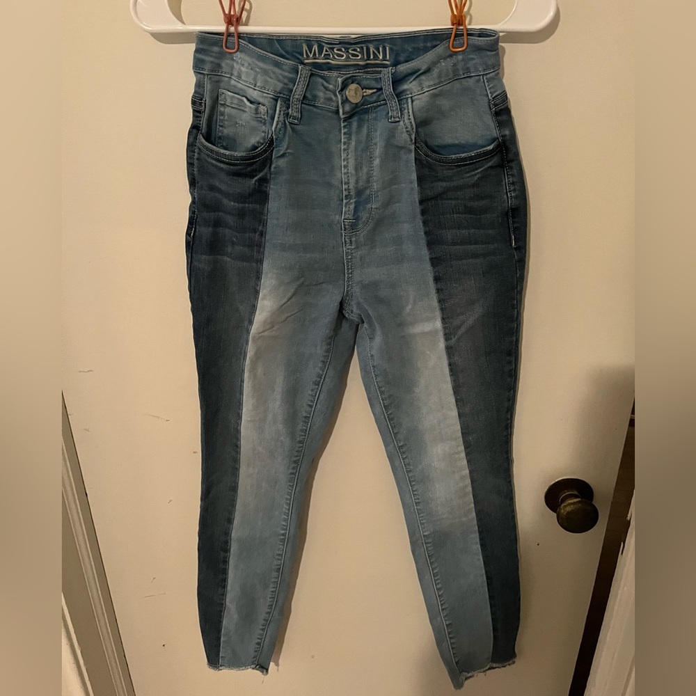 MASSINI two toned jeans
